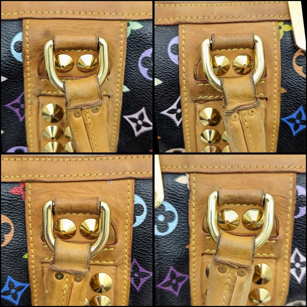 ✨️💎Authentic Louis Vuitton Courtney Monogram Black Multicolor Murakami - Picture 6 of 16
